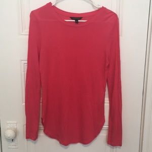 Banana Republic Hot Pink Long Sleeve Tee